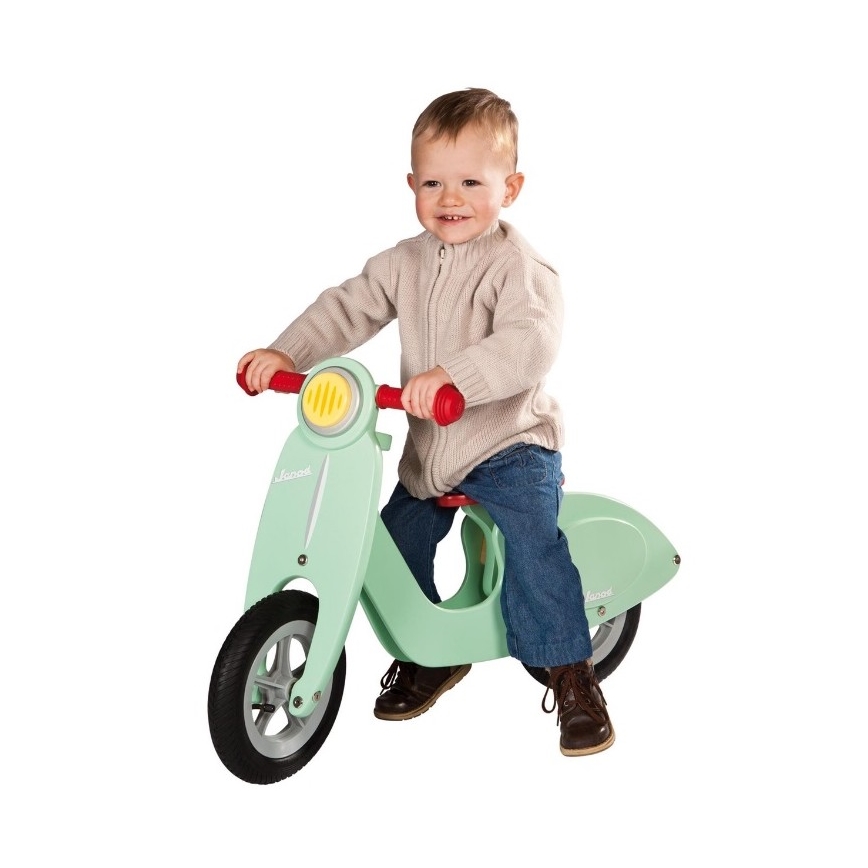 Janod - Dziecięcy rowerek biegowy VESPA zielony