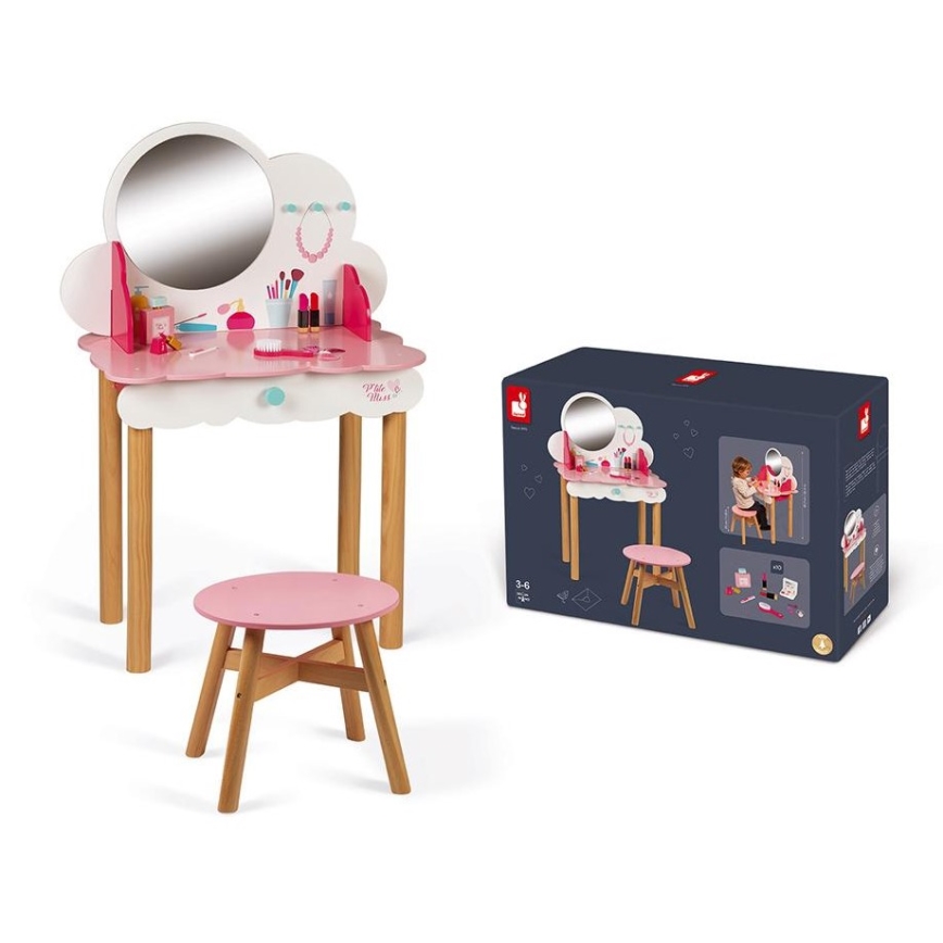 Janod - Dziecięcy toaletka kosmetyczna CANDY CHIC