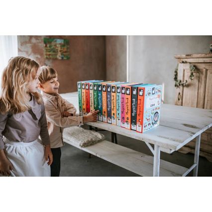 Janod - Magnetyczny interaktywny zestaw MAGNETIBOOK pojazdy transportowe