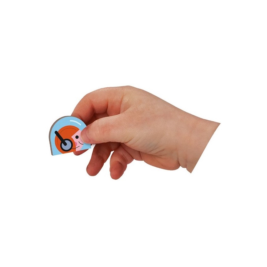 Janod - Magnetyczny interaktywny zestaw MAGNETIBOOK pojazdy transportowe