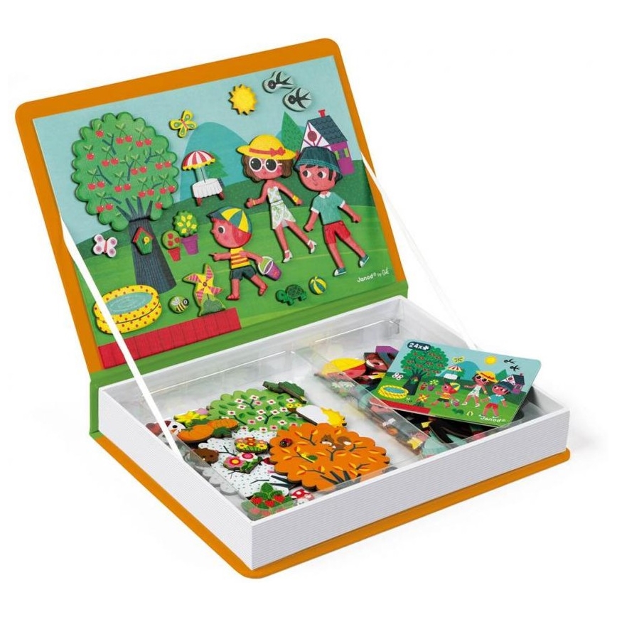 Janod - Magnetyczny zestaw interaktywny MAGNETIBOOK pory roku