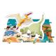 Janod - Puzzle edukacyjne dla dzieci 200 elementów dinozaury