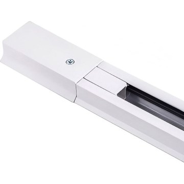 Jednofazowy system szynowy 1 m, biały