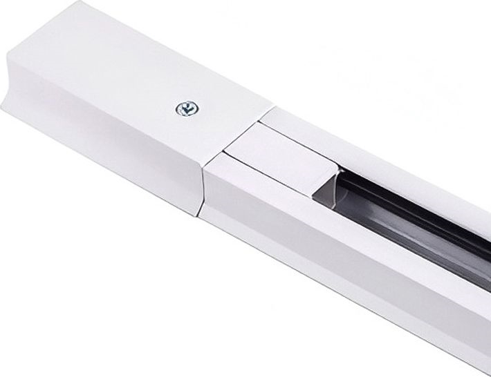 Jednofazowy system szynowy 1 m, biały