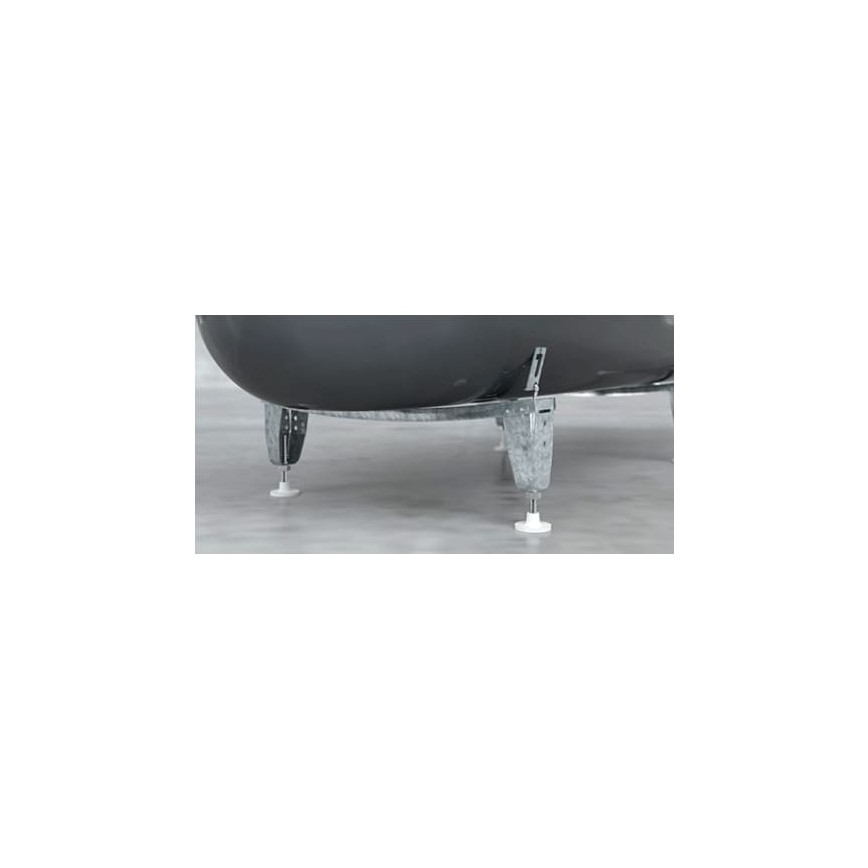 JIKA H2940120000001 - Nogi do wanien ALMA/TANZA/RIGA, ze stali nierdzewnej