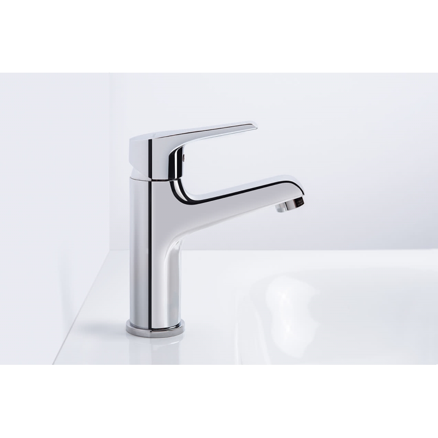 JIKA H3111W10049101 - Kran do umywalki CUBE 17,9 cm Cold Start/chrom błyszczący
