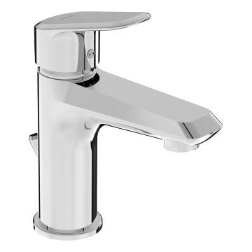 JIKA H3112E10041171 - Kran do umywalki + odpływ bez přepadu TALAS 17,4 cm chrom błyszczący
