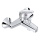 JIKA H3211N70044001 - Bateria wannowa TALAS 13,7 cm chrom błyszczący