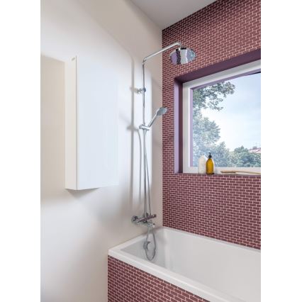 JIKA H3337170045711 - Zestaw prysznicowy z baterią termostatyczną MIO chrom błyszczący