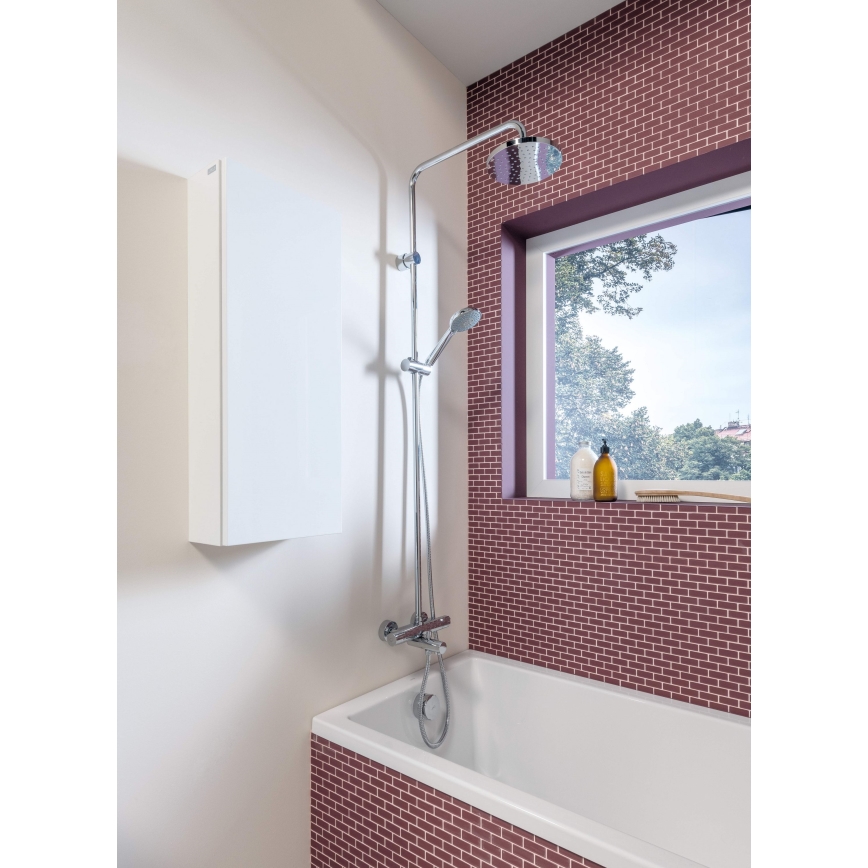 JIKA H3337170045711 - Zestaw prysznicowy z baterią termostatyczną MIO chrom błyszczący