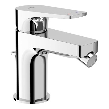 JIKA H3411X10041111 - Kran do bidetu + odpływ bez przelewu CUBITO 12,8 cm chrom błyszczący