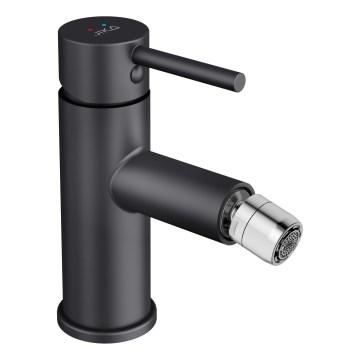 JIKA H3412F17161101 - Bateria bidetowa MIO 14,7 cm matowa czarna