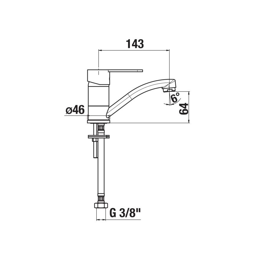 JIKA H3511Z10042201 - Bateria kuchenna LYRA 14,3 cm chrom błyszczący