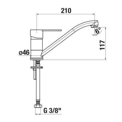 JIKA H3511Z10042301 - Bateria kuchenna LYRA 21 cm chrom błyszczący