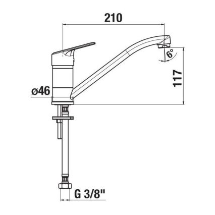JIKA H3512E10042301 - Bateria kuchenna LYRA 21 cm chrom błyszczący