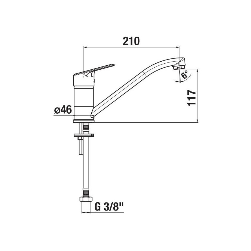 JIKA H3512E10042301 - Bateria kuchenna LYRA 21 cm chrom błyszczący