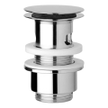 JIKA H3917100040001 - Korek umywalkowy CLICK-CLACK, śr. 6,3 cm, chrom błyszczący