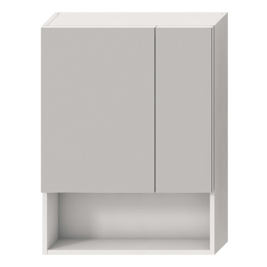 JIKA H4532410383041 - Szafka z lustrem z półką LYRA 80x60 cm biały