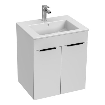 JIKA H4536111763001 - Szafka łazienkowa z umywalką CUBE 60,7x55 cm biały