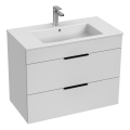 JIKA H4537621763001 - Szafka łazienkowa z umywalką CUBE 80 cm biała