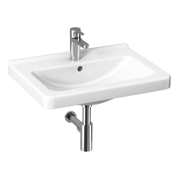 JIKA H8104240001041 - Wiszące umyvadlo CUBITO 65x48,5 cm ceramika/biały