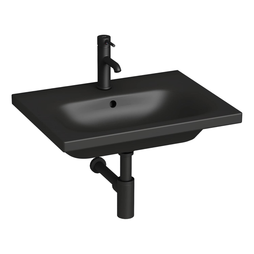 JIKA H8127137161041 - Umywalka wisząca MIO 60x45 cm ceramika/matowy czarny