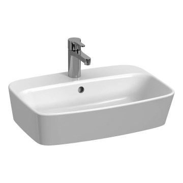 JIKA H8183827571041 - Umywalka nablatowa LYRA 55x40 cm ceramika/matowy biały