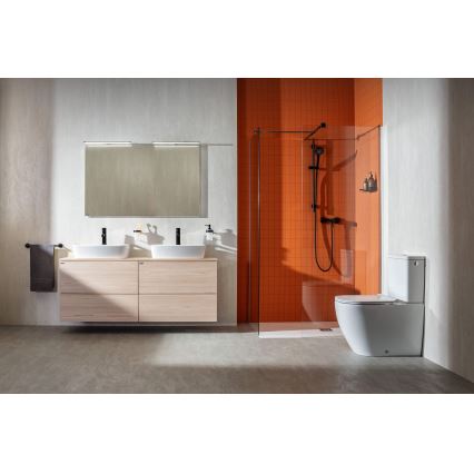 JIKA H8183827571041 - Umywalka nablatowa LYRA 55x40 cm ceramika/matowy biały
