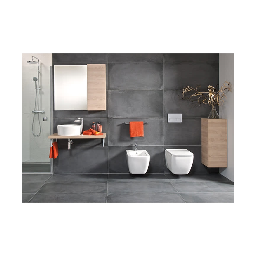 JIKA H8184200001121 - Umywalka nablatowa CUBITO śr. 40 cm ceramika/biały