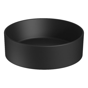 JIKA H8184207161121 - Umywalka nablatowa CUBITO śr. 40 cm ceramika/matowy czarny