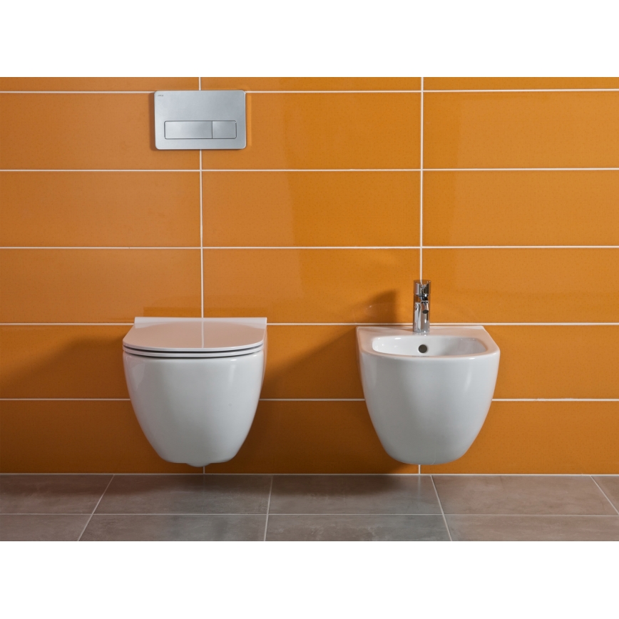 JIKA H8317121003021 - Bidet podwieszany MIO ceramika/perłowy biały