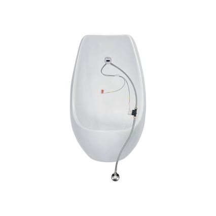 JIKA H8411010004871 - Pisuar z czujnikiem DOMINO 24V dopływ tylny, odpływ tylny ceramika/biały