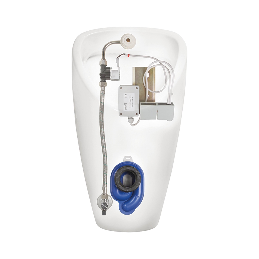 JIKA H8430700004901 - Pisuar z czujnikiem GOLEM 230V wewnętrzny dopływ, tylny odpływ ceramika/biały