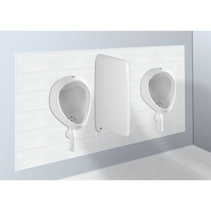JIKA H8441000004401 - Pisuar KORINT zewnętrzny dopływ, dolny odpływ ceramika/biały