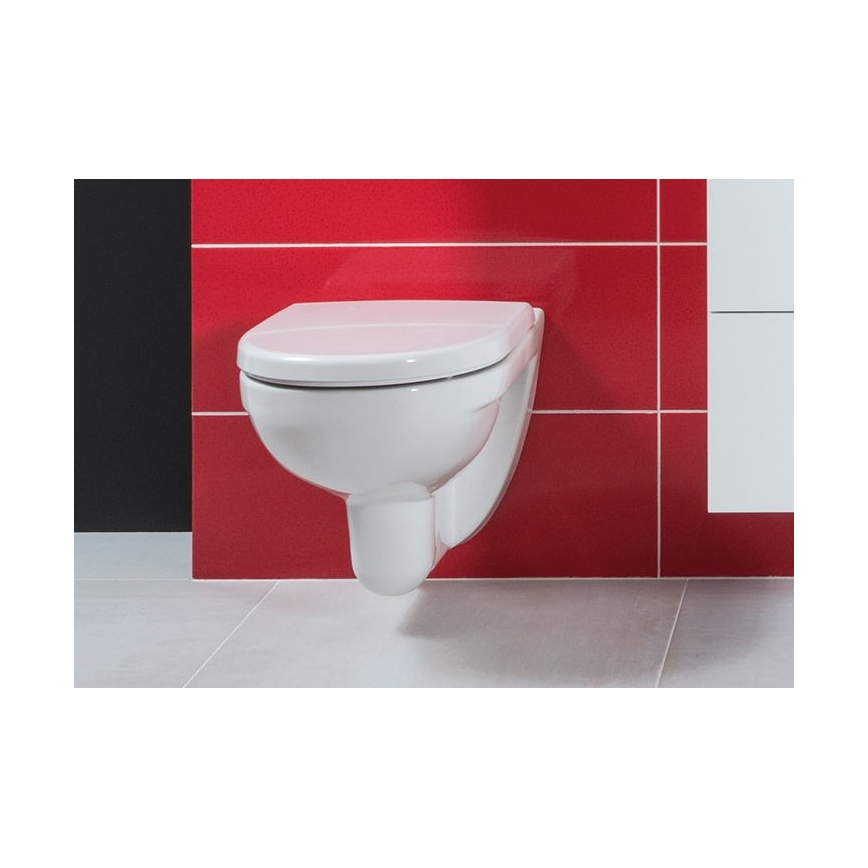 JIKA H8663850000001- Wiszące WC LYRA ceramika/biała + deska sedesowa LYRA duroplast/biała