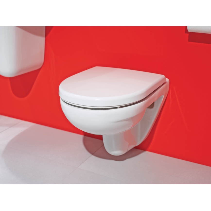 JIKA H8663850000001- Wiszące WC LYRA ceramika/biała + deska sedesowa LYRA duroplast/biała