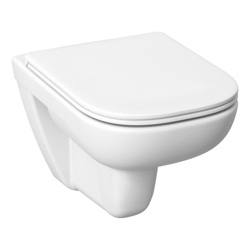 JIKA H8666140000001 - Wisząca miska WC DEEP ceramika/biała + deska sedesowa SoftClose DEEP duroplast/biała
