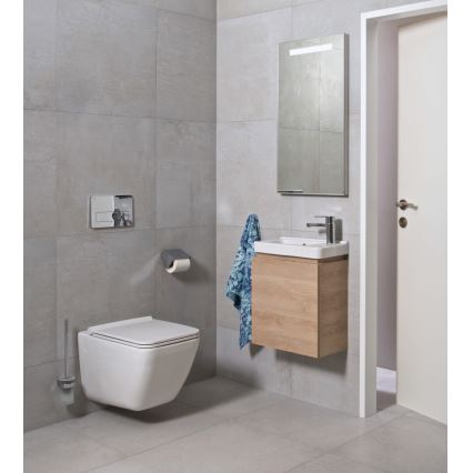 JIKA H8669540000001 - Wisząca miska WC PURE, ceramika/biała + deska sedesowa SoftClose PURE, duroplast/biała
