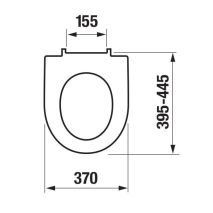 JIKA H8903850000631 - Deska sedesowa SoftClose LYRA duroplast/biały