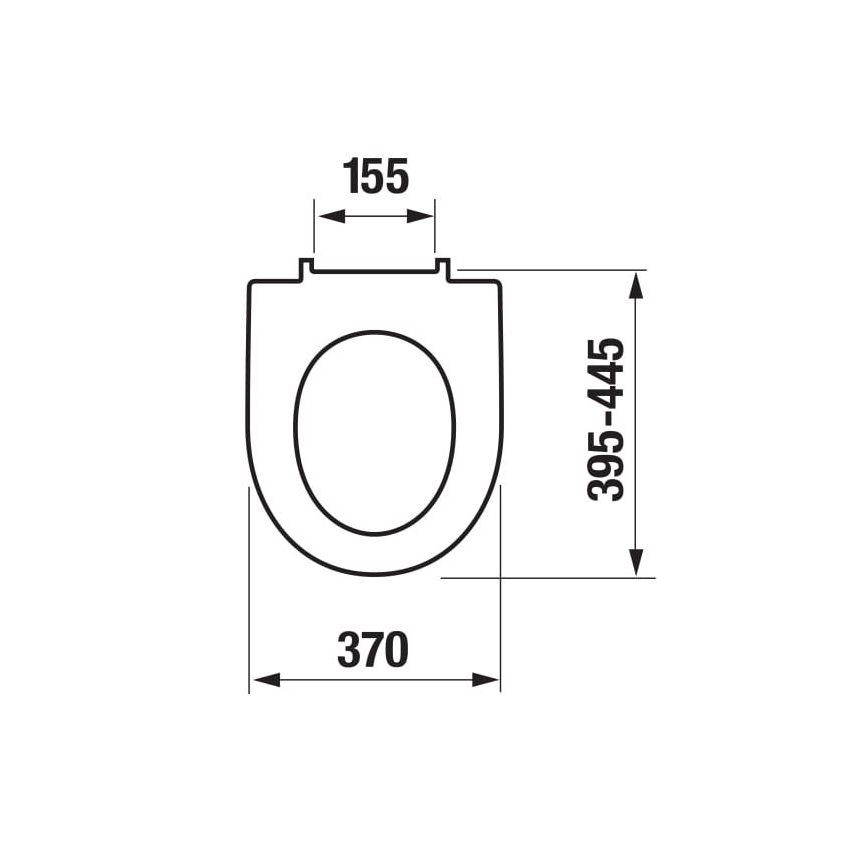 JIKA H8903850000631 - Deska sedesowa SoftClose LYRA duroplast/biały