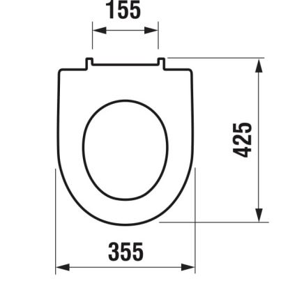 JIKA H8933843000631 - Deska sedesowa LYRA duroplast/biała