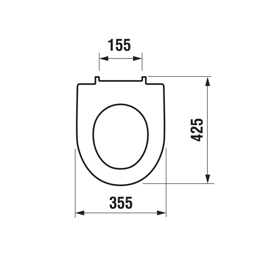 JIKA H8933843000631 - Deska sedesowa LYRA duroplast/biała