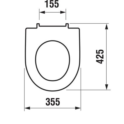 JIKA H8933853000001 - Deska sedesowa SoftClose LYRA z duroplastu, biała
