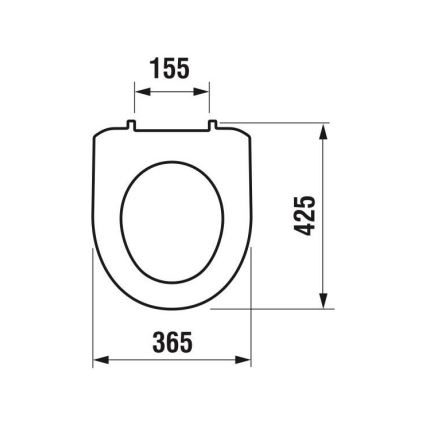 JIKA H8933870000001 - Deska sedesowa LYRA termoplastyczny/biały