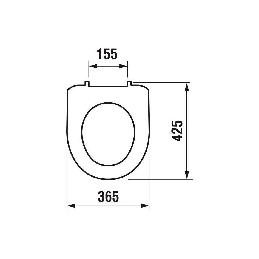 JIKA H8933870000001 - Deska sedesowa LYRA termoplastyczny/biały