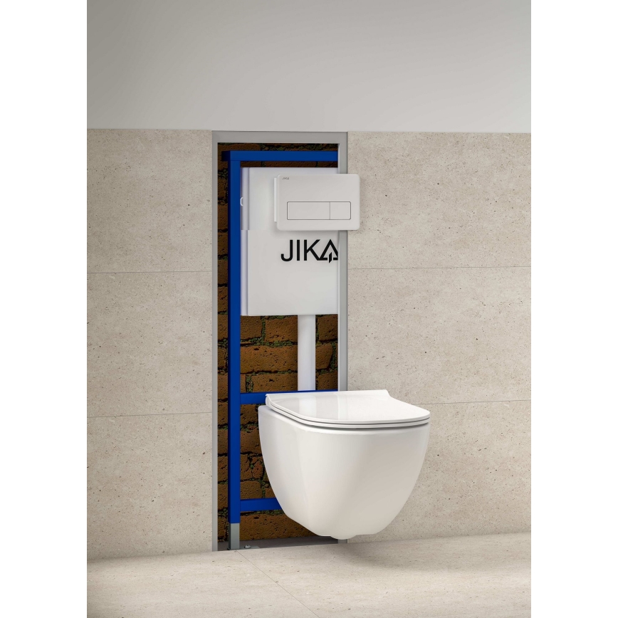 JIKA H8956520000001 - Moduł podtynkowy do wiszącej toalety z możliwością montażu bidetu