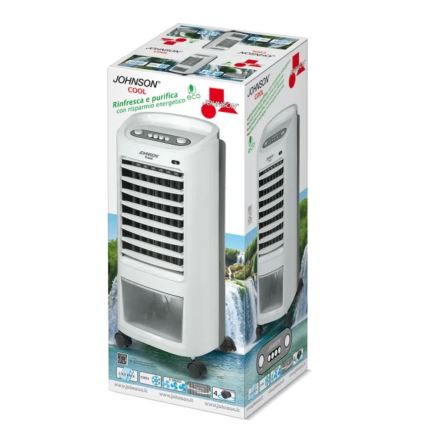 JOHNSON - Przenośny ochładzacz powietrza COOL 65W/230V biały/szary