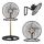 JOHNSON - Wentylator stojący 3 w 1 WOOD 80W/230V śr. 50 cm czarny/beżowy