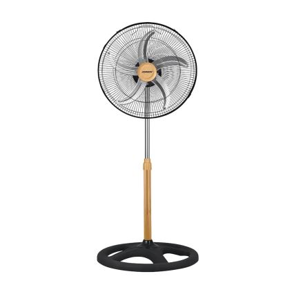 JOHNSON - Wentylator stojący 3 w 1 WOOD 80W/230V śr. 50 cm czarny/beżowy