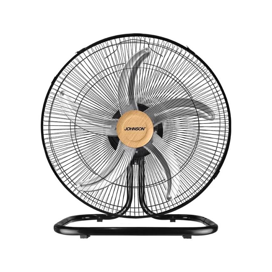 JOHNSON - Wentylator stojący 3 w 1 WOOD 80W/230V śr. 50 cm czarny/beżowy